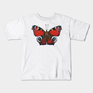 Peacock Butterfly Kids T-Shirt